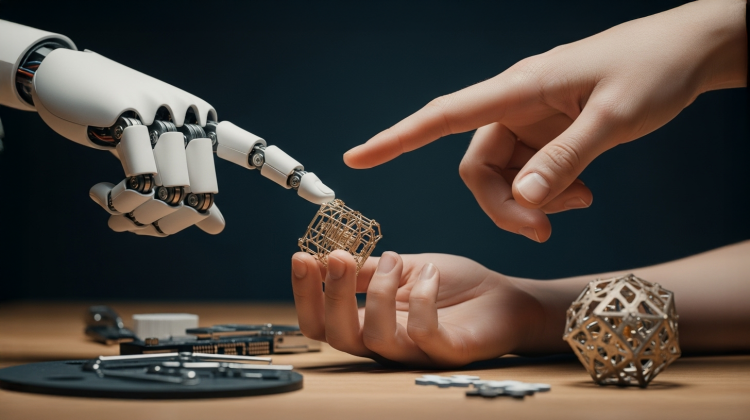 Biomimetic Robots: Collaborative Task Completion Through Robot Cooperation